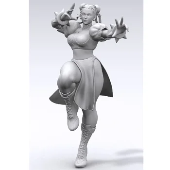 1/6 32 см 3D Печать Street Fighter Chunli Garage Kit GK Модель Неокрашенная Высокого Качества, Коллекция Белой Пленки Для Painter A130 Изображение 2