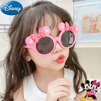 Детские солнцезащитные очки Disney с Минни и Микки Маусом, очки для косплея для мальчиков и девочек, детские милые солнцезащитные очки с защитой от ультрафиолета, реквизит для фотосъемки