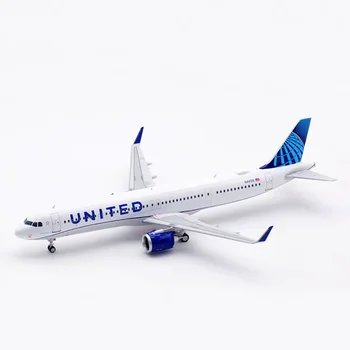 Изготовленная на заказ Летающая Модель Самолета United Airlines A321neo N44501 Из Готового Сплава В масштабе 1/200 Имитационная Модель Самолета Подарочная Игрушка Изображение 2