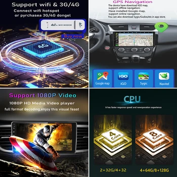 Android 13 Для Toyota Prius 3 XW30 2009-2015 RHD Автомобильный Радио Стерео Мультимедийный Видеоплеер Навигация GPS WIFI 4G Без 2din DVD Изображение 2