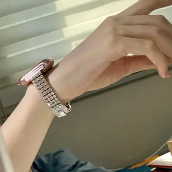 Женский браслет, сменный браслет для Fitbit Versa 2 Band & Versa 3 / Versa 4 & Sense Sense2, металлический аксессуар на тонком ремешке. Изображение 2