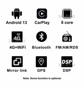 Автомагнитола Android 13 для Chrysler 200 200C 2015-2019 GPS-навигация, мультимедийный видеоплеер, стереоприемник, головное устройство QLED Изображение 2