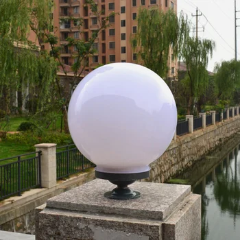 Абажур, абажур в виде светового шара, Акриловый Наружный водонепроницаемый абажур, замена круглой крышки лампы в форме шара, белый Изображение 2