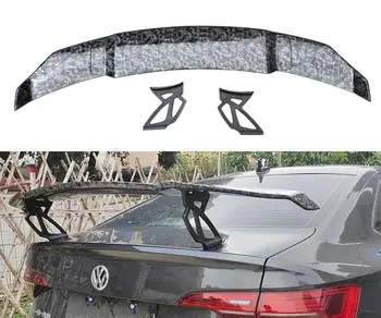 Спойлер заднего крыла багажника из углеродного волокна ABS для BMW Audi Benz Ford Toyota Vw Для всех трехдверных седанов Универсальный GT-спойлер
