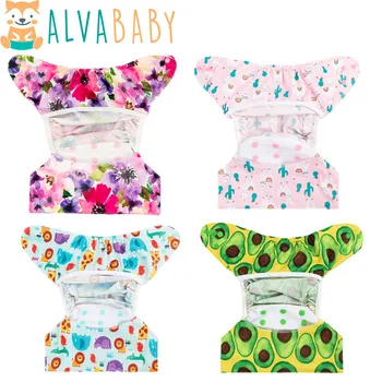 U Выберите чехол для подгузников ALVABABY, Многоразовый чехол для детских подгузников, простой в использовании чехол для ребенка весом от 3 до 15 кг