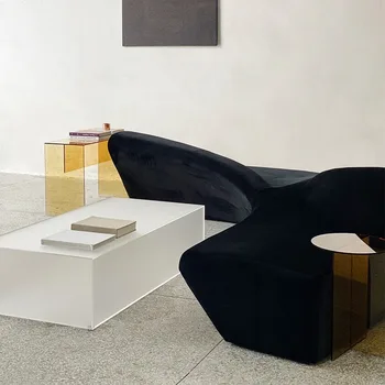 Дизайнерский креативный диван из ткани FRP особой формы для гостиной и виллы в отеле, большой квартирный диван для нескольких пользователей
