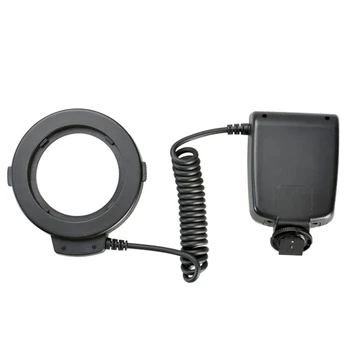 Оптовая продажа, новое поступление, 48 шт., Светодиодная кольцевая вспышка для Canon Nikon Pentax Olympus Panasonic DSLR Изображение 2