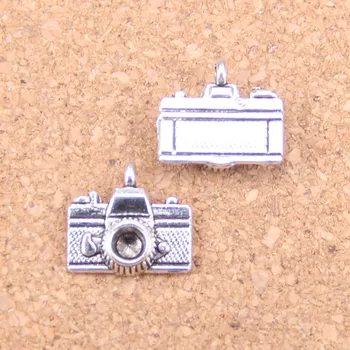 72шт Подвески Камера 15x14 мм Антикварные подвески, старинные тибетские серебряные украшения, сделай сам для браслета и ожерелья