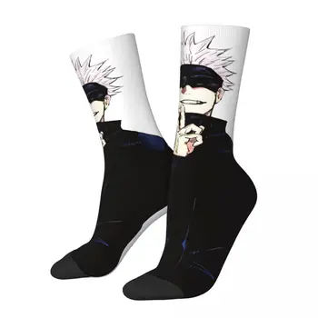 Носки с аниме Дзюдзюцу Кайсен, Satoru_Gojo Носки унисекс С ветрозащитным 3D принтом Happy Socks в уличном стиле Crazy Sock