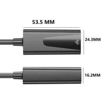 USB C Ethernet От USB-C до RJ45 для коммутатора MacBook S22 Type C Сетевая карта 1000 Мбит/с Сетевой адаптер Lan Изображение 2