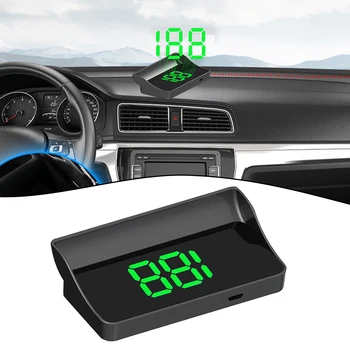 Универсальный головной дисплей HUD GPS Спидометр, одометр, цифровая скорость автомобиля, аксессуары для автомобильной электроники, головной дисплей
