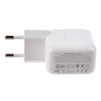 Белые адаптеры для зарядных устройств европейских стандартов для iPad / iPhone / iPod / смартфонов