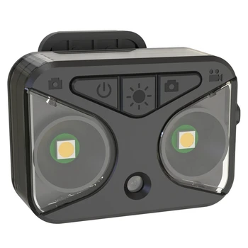 Спортивная камера Рекордер для альпинизма Камера 720P HD Регистратор предупреждающего освещения Мотоциклетный рекордер для езды на открытом воздухе