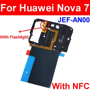 Крышка материнской Платы Для Huawei Nova 7 7Pro 7i 7SE Youth 5G 8 8SE 8Pro Задняя Крышка Рамки Антенны Материнской Платы с Запчастями для Ремонта NFC Изображение 2