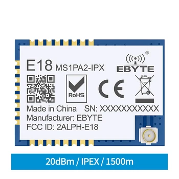 CC2530 PA LNA Модуль ZigBee 2,4 ГГц 20 дБм 8051 MCU SMD IPEX E18-MS1PA2-IPX Mesh Сетевой Передатчик и приемник