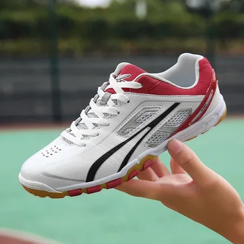 Лидер продаж, брендовая обувь для бадминтона унисекс, нескользящая обувь для настольного тенниса, Мужские Женские тренировочные пары для бадминтона, спортивная обувь для мужчин