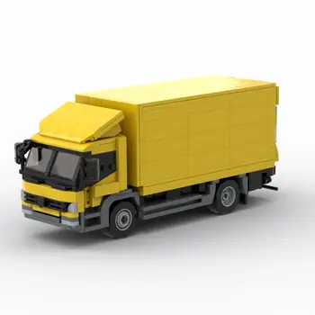 Полностью воспроизводимая и функциональная модель транспортного грузовика желтого цвета 783 шт.