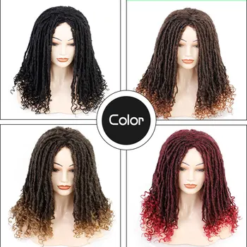 Европейская и американская Африка, 4 цвета, грязные плетеные длинные повязки на голову Dreamlock для вьющихся волос, грязный плетеный парик для волос, связанный крючком