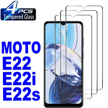 4шт Закаленное Стекло Для Motorola Moto E22 E20 E22i E22s E32 E32s E40 G14 G54 G84 Edge 20 Pro 30 Защитное Стекло Для Экрана