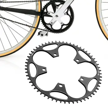 Велосипедное Узкое Широкое кольцо для цепи 130 мм Аксессуары для звездочек BCD 7075алюминиевая велосипедная деталь с одинарной звездочкой для шоссейного велосипеда Изображение 2
