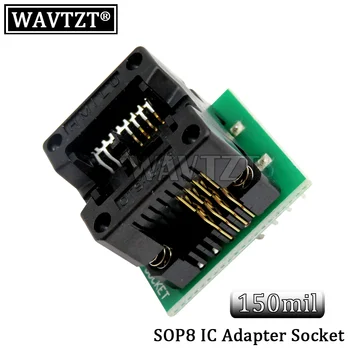 WAVTZT CH341A 24-25 серий EEPROM Flash BIOS USB Программирующий модуль + Тестовый зажим SOIC8 SOP8 + адаптер 1.8 В + SOIC8 адаптер DIY KIT Изображение 2