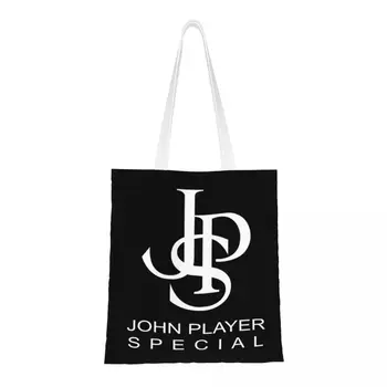 Специальные Продуктовые сумки JPS John Player, холщовая сумка для покупок с милым принтом, большая вместительная прочная сумка