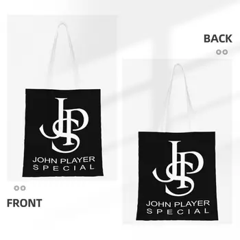 Специальные Продуктовые сумки JPS John Player, холщовая сумка для покупок с милым принтом, большая вместительная прочная сумка Изображение 2
