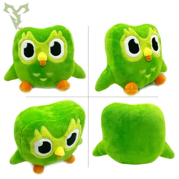 30 см Милая Сова Плюшевая Игрушка Аниме Duolingo Owl Плюшевая Сова Duolingo Мягкие Плюшевые Куклы Зеленый Дуэт Плюшевых Игрушек в Подарок для Детей
