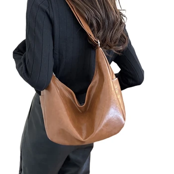 Женская сумка-слинг через плечо, искусственная сумка для подмышек, сумка через плечо, сумка для пельменей, регулируемый ремень для свиданий, путешествий, работы Изображение 2