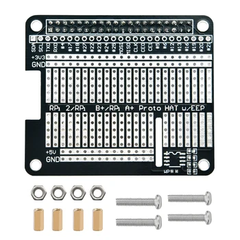 DIY Прототип Платы расширения Raspberry Pi PCB Shield Совместим с платой Raspberry Pi 4B/3B/3B для начинающих проектов DIY