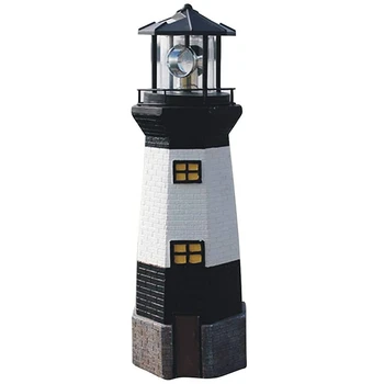 Декоративная лампа Lighthouse, водонепроницаемая светодиодная лампа Lighthouse на солнечной батарее-для вечеринки, дорожки во внутреннем дворике, сада на открытом воздухе