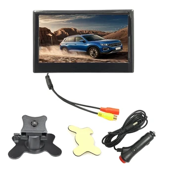 12V-24V 7-дюймовый Цветной HD-монитор TFT LCD для автомобильного видеонаблюдения, камера заднего вида, Запасные части для электроники Автомобиля, Аксессуары