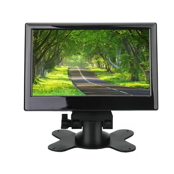 12V-24V 7-дюймовый Цветной HD-монитор TFT LCD для автомобильного видеонаблюдения, камера заднего вида, Запасные части для электроники Автомобиля, Аксессуары Изображение 2