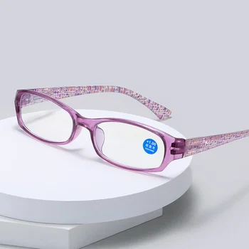 Очки для чтения унисекс высокого качества, легкие очки для чтения из смолы с голубым светом, прозрачные линзы с диоптриями от + 1,0 до + 4,0 Изображение 2