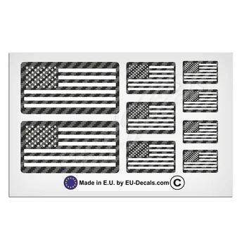 Для 9X США Американские флаги Углеродный фон и белые ламинированные наклейки Наклейки гонки