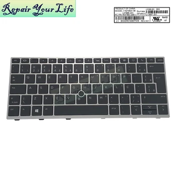 Испанская клавиатура PT-BR Brazil с подсветкой для HP EliteBook 735 G5, 830 G5, 830 G6, 836 G5 V162726DK1 L07666-201 l13697-001