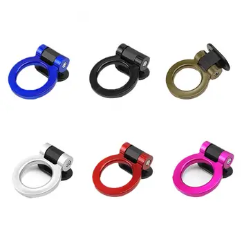 Разноцветное кольцо для прицепа, крюк, с которого нелегко упасть, полезный крюк для буксировки автомобиля, прочный Изображение 2
