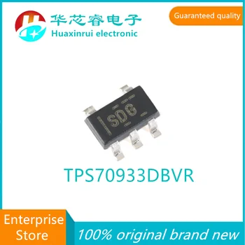 TPS70933DBVR SOT23-5 100% оригинальный фирменная новинка TPS70933 с трафаретной печатью SDG 150mA низковольтный дифференциальный линейный регулятор чип