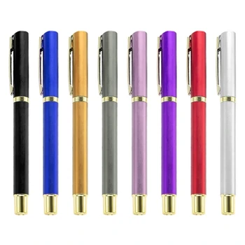 Пластиковая ручка для подписи, подарочная ручка для бизнеса, пластиковая гелевая ручка многоразового использования, пишущая плавно с точкой 0,5 мм