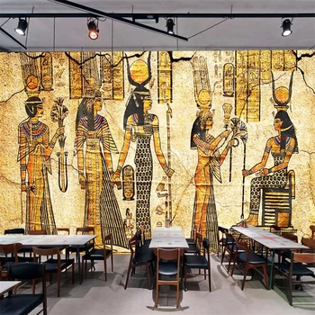 Beibehang Индивидуальные большие фотообои 3d ретро винтаж Египет, фоновая стена, обои для гостиной, спальни, 3d фреска
