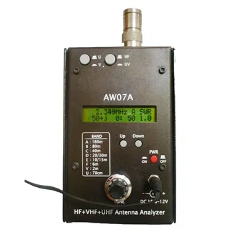 AW07A 1,5-490 МГЦ Антенный Анализатор ВЧ + УФ Анализаторы Спектра ВЧ/УКВ/UHF Многополосный КСВ Антенный Измеритель Тестер 160 М Измерительные Инструменты