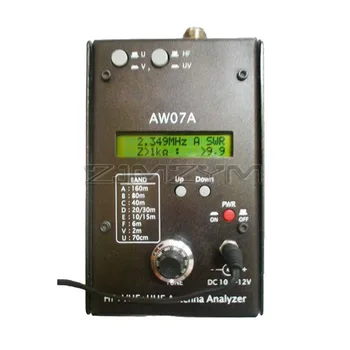 AW07A 1,5-490 МГЦ Антенный Анализатор ВЧ + УФ Анализаторы Спектра ВЧ/УКВ/UHF Многополосный КСВ Антенный Измеритель Тестер 160 М Измерительные Инструменты Изображение 2