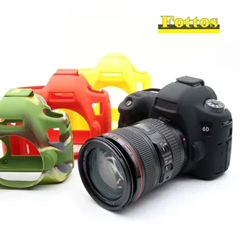 Сумка для фотоаппарата из мягкой силиконовой резины, защитный чехол для камеры, чехол для Canon EOS 6D DSLR высокого качества
