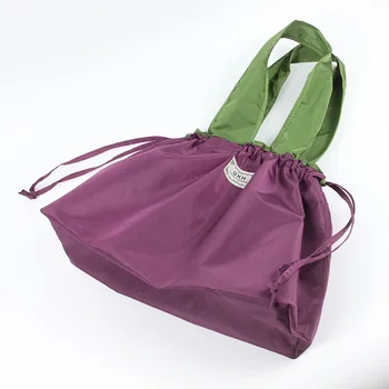 Большой размер, толстый нейлон, большая сумка, ЭКО Многоразовый полиэстер, портативные женские сумки на плечо, складная сумка для покупок, складная сумка для покупок