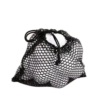 Сетчатая сумка для мячей для гольфа, сумка для хранения 10-50 мячей, нейлоновая сетка, чехол на шнурке для спортивных тренировок по гольфу на открытом воздухе, упаковка для переноски Изображение 2