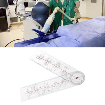 1 шт. спинномозговой гониометр линейка для дистального лучезапястного сустава медицинская линейка Угловой транспортир для измерения костей стоп