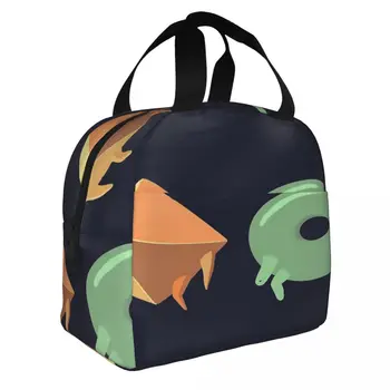Сумка для ланча Slay The Spire Donu И Deca, сумка для ланча в стиле аниме, сумка для ланча для детей, Сумка для еды Изображение 2