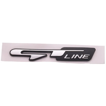 Крутая 3D Наклейка В Стиле Автомобиля Gt Line С Буквами Наклейка Для Kia Заднее Крыло Багажника Автомобильные Двери Наклейки Gt Line