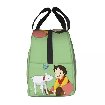 Хайди и Литл Козел Термоизолированные сумки для ланча Женские Сменные сумки для ланча для детей, школьников, хранения еды, коробки для Бенто Изображение 2