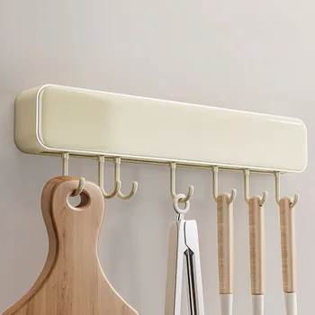 Набор многоцелевых крючков, Настенная подставка для ножей с клейкими крючками, Органайзер для кухонной утвари